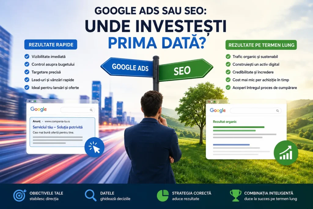 Google Ads sau SEO
