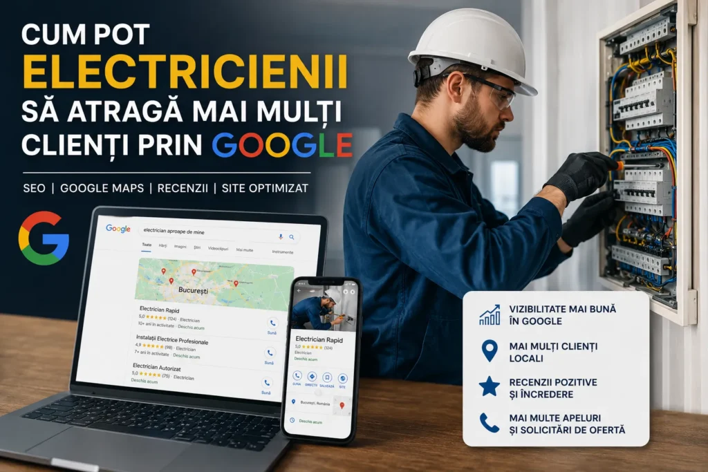 Cum pot electricienii să atragă mai mulți clienți prin Google Cum pot electricienii să atragă mai mulți clienți prin Google